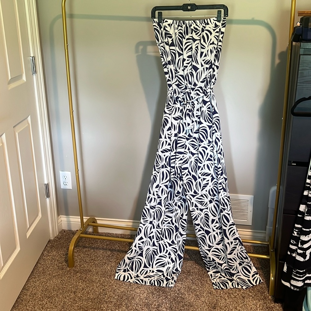 Lilly Pulitzer, M, Strapless jumpsuit